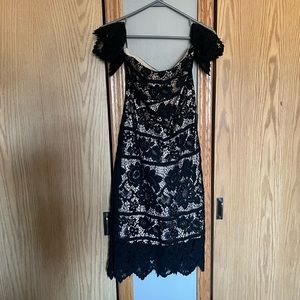 Off the shoulder lace dress